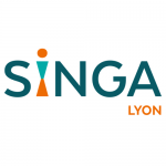 Logo Singa Lyon, accompagné par Ronalpia