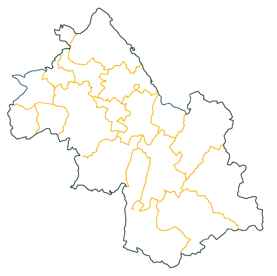Carte de l'Isère