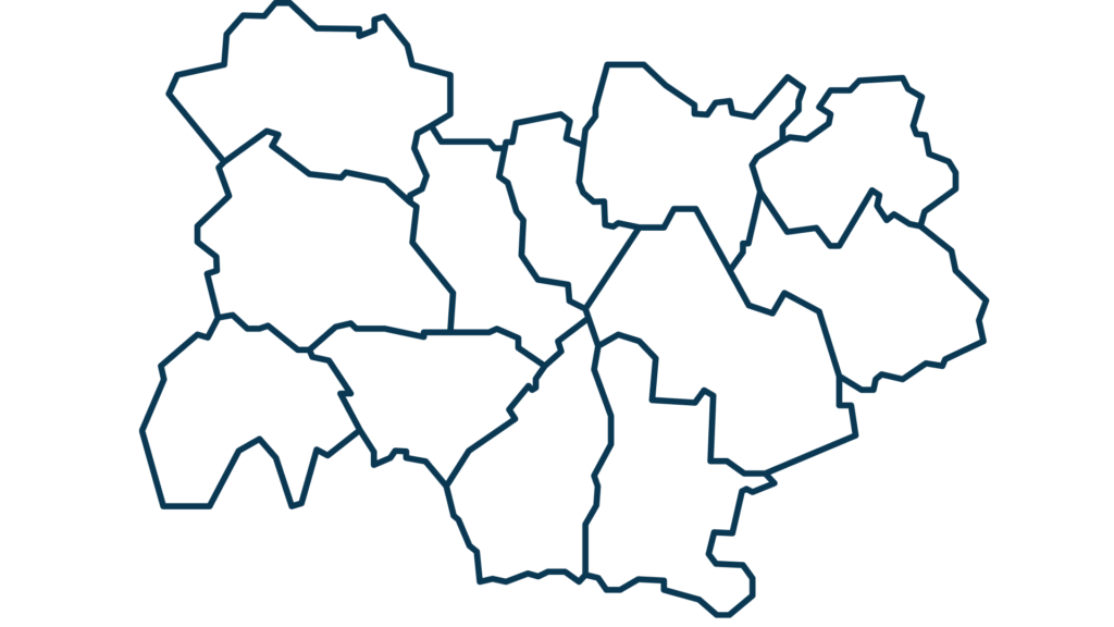 Carte d'Auvergne-Rhôna-Alpes