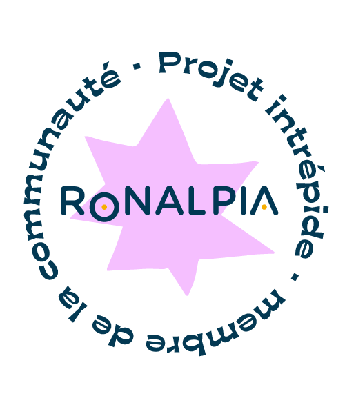 Le logo des membres de la communauté Ronalpia.